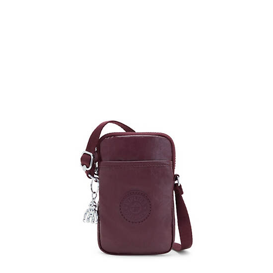 Bolsa Para Movil Kipling Tally Metallic Crossbody Vino | MX 1370YX